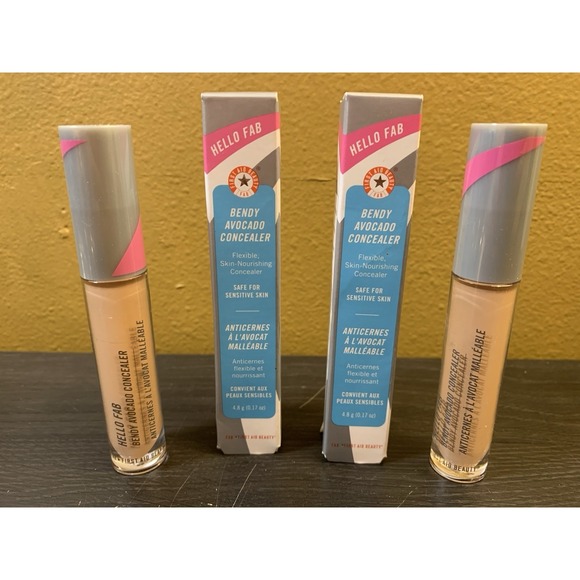 Hello Fab Bendy Avocado Concealer 4.8g/ 0.17oz Set Of Two 5- Tan - Picture 3 of 5